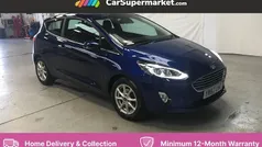 Blue Used 2018 Ford Fiesta Zetec Hatchback | £7,197 (Fair price)
