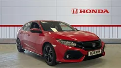 Red Used 2018 Honda Civic Sport Hatchback | £16,096 (Fair price)