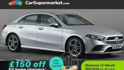 Used Mercedes A180 AMG line 116 HP (85 kW) 2019 Silver Sedan