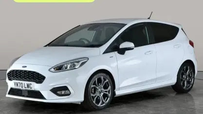 Used Ford Fiesta ST-Line 125 HP (91 kW) 2020 White Hatchback