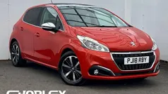 Orange Used 2018 Peugeot 208 Allure Premium Hatchback | £8,451 (Fair price)