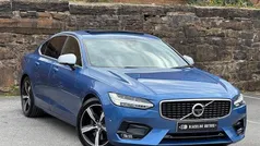 Blue Used 2018 Volvo S90 R-Design Sedan | £13,995 (Fair price)