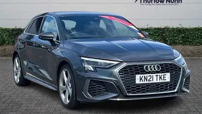 Used Audi A3 Sportback S-Line 150 HP (110 kW) 2021 Grey Hatchback