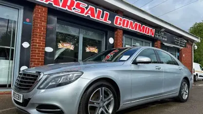 Begagnad Mercedes S350L SE 258 HK (189 kW) 2013 Silver Sedan
