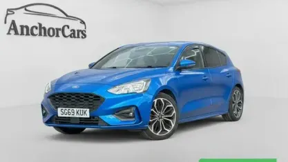 Used Ford Focus ST-Line X 125 HP (91 kW) 2019 Blue Hatchback