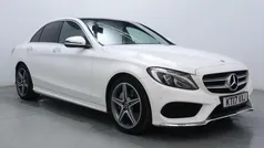 White Used 2017 Mercedes C250 AMG Line Premium Plus Sedan | £17,500 (Fair price)