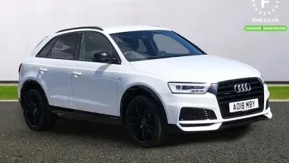 Usado Audi Q3 Black Edition 179 CV (131 kW) 2018 Blanco SUV