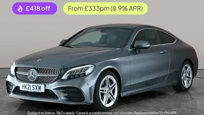 Used 2022 Mercedes C200 AMG line Coupe | £19,723 (Fair price)