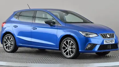Used Seat Ibiza XCELLENCE 110 HP (80 kW) 2023 Blue Hatchback