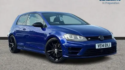 Used VW Golf VII R 300 HP (220 kW) 2017 Blue Hatchback