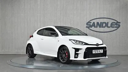 White Used 2021 Toyota Yaris Hatchback | £26,999 (Fair price)