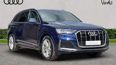 Blue Used 2021 Audi Q7 S-Line SUV | £37,500 (Fair price)