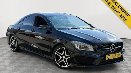 Used Mercedes CLA180 AMG 122 HP (89 kW) 2015 Black Coupe