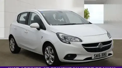 Used Vauxhall Corsa 90 HP (66 kW) 2016 White Hatchback