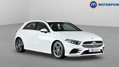 Used Mercedes A220 AMG line 190 HP (139 kW) 2019 White Hatchback