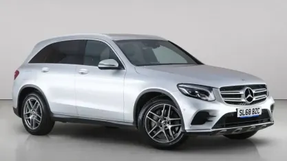 Used Mercedes GLC220 AMG line 170 HP (125 kW) 2018 Silver SUV