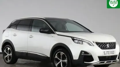 Used Peugeot 3008 GT-line 180 HP (132 kW) 2020 White SUV