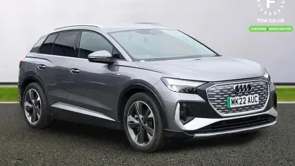 Begagnad Audi Q4 e-tron S-Line 150 kW (204 HK) 2022 Grå SUV