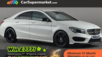 Used Mercedes CLA180 AMG 122 HP (89 kW) 2016 White Sedan