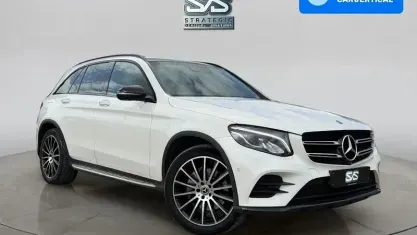 Used Mercedes GLC220 AMG line 170 HP (125 kW) 2018 White SUV