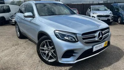 Used Mercedes GLC220 AMG line 170 HP (125 kW) 2017 Silver SUV
