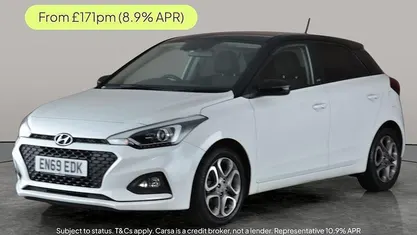 White Used 2020 Hyundai i20 Hatchback | £10,853 (Fair price)