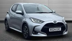 Silver Used 2024 Toyota Yaris Hybrid Design Hatchback | £19,695 (Fair price)