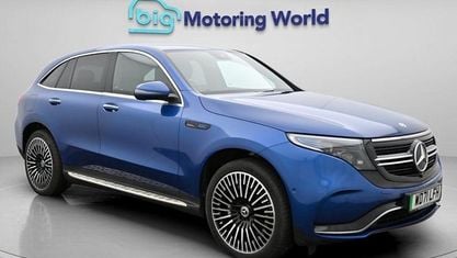 Used Mercedes EQC400 AMG line 300 kW (408 HP) 2022 Blue SUV