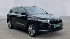 Black magic pearlescent Used 2024 Skoda Karoq SE L SUV | £20,695 (Fair price)