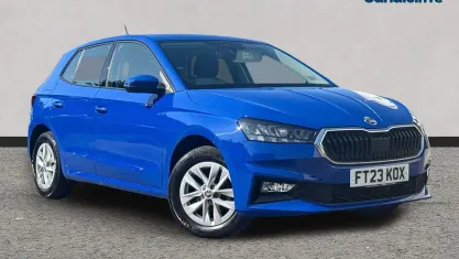 Used Skoda Fabia Comfort 80 HP (58 kW) 2023 Blue Hatchback