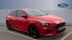 Red Used 2019 Ford Focus ST-Line X Hatchback | £13,189 (Fair price)