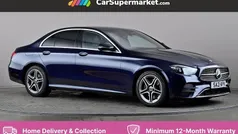 Blue Used 2021 Mercedes E220 AMG line Sedan | £23,976 (Fair price)