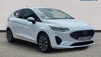 Used Ford Fiesta Titanium 101 HP (74 kW) 2023 White Hatchback