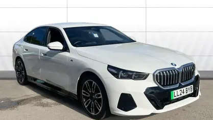 Used BMW i5 M Sport 250 kW (340 HP) 2024 White Sedan