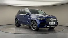 Brilliant blue Used 2021 Mercedes GLE400 AMG line SUV | £46,250 (Fair price)