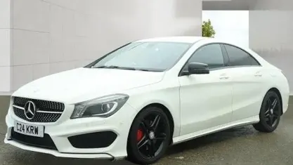 Used Mercedes CLA220 AMG 170 HP (125 kW) 2014 White Coupe