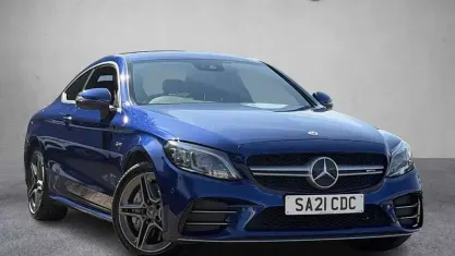 Used Mercedes C43 AMG AMG 390 HP (286 kW) 2021 Blue Coupe