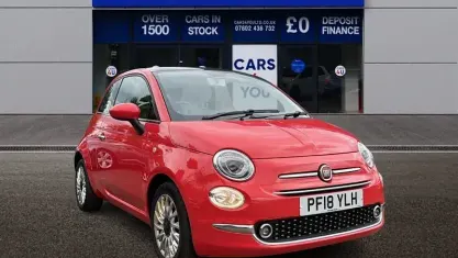 Used Fiat 500 Lounge 69 HP (50 kW) 2018 Pink Hatchback