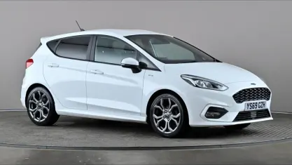 Used Ford Fiesta ST-Line X 125 HP (91 kW) 2019 White Hatchback