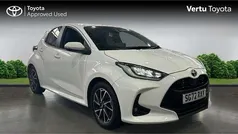 White Used 2022 Toyota Yaris Hybrid Design Hatchback | £16,316 (Fair price)