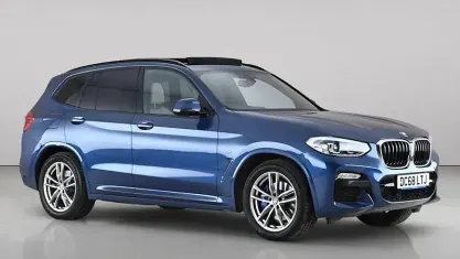 Used BMW X3 M Sport 265 HP (194 kW) 2019 Blue SUV