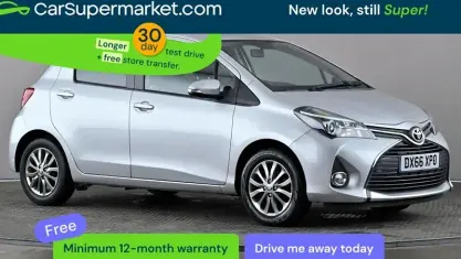 Używany Toyota Yaris 99 KM (72 kW) 2016 Srebrny Hatchback