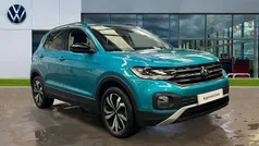 Makena turquoise premium metallic Used 2023 VW T-Cross Black Edition SUV | £19,498 (Fair price)