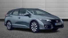 Polished metal Used 2016 Honda Civic SE Plus Estate | £10,490 (Fair price)