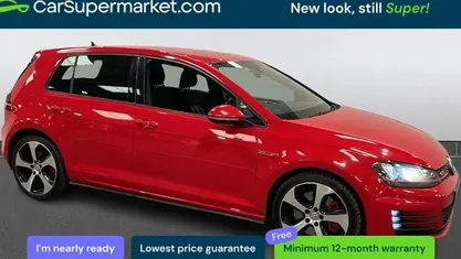Used VW Golf VII GTI 230 HP (169 kW) 2015 Red Hatchback