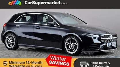 Black Used 2019 Mercedes A200 AMG line Hatchback | £15,197 (Fair price)