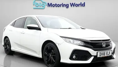 White Used 2018 Honda Civic SR Hatchback | £10,400 (Fair price)