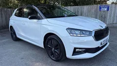 Candy white black magic pearl effect Used 2022 Skoda Fabia Colour Edition Hatchback | £15,495 (Fair price)