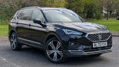 Used Seat Tarraco XCELLENCE Lux 150 HP (110 kW) 2021 Black SUV