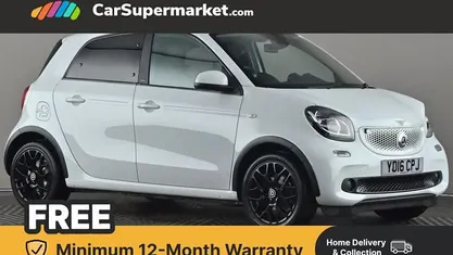 Used Smart ForFour 71 HP (52 kW) 2016 White Hatchback